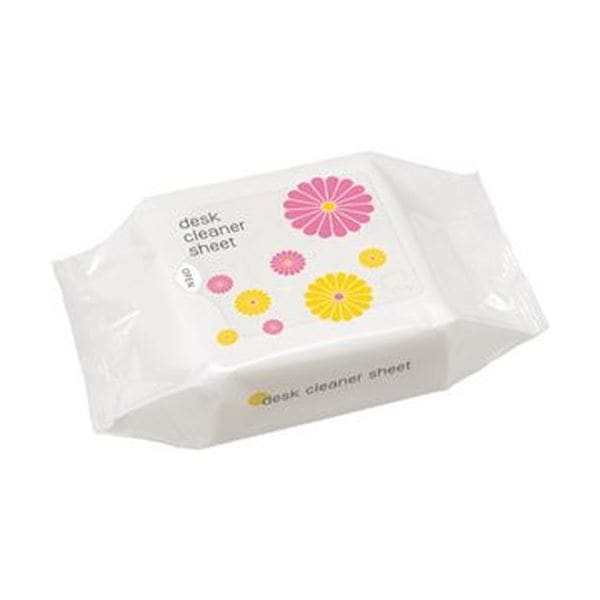 （まとめ）TANOSEE おそうじシートデスクまわり用 1パック（40枚）[x50セット]