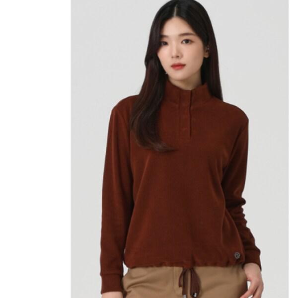 女性裾ストリングポイント防風Tシャツ 6K-85401_US