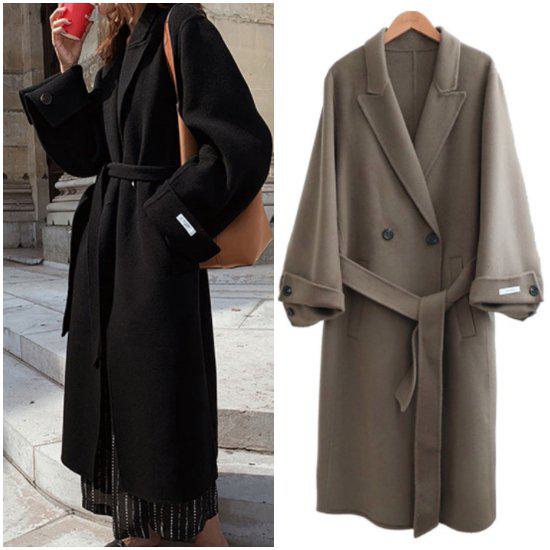 ウールロングコート レディース 秋 冬 新作 ウール ロング コート ウールコート ロングコート 大きいサイズ ロングガウンコート ガウンコート 秋コート アウター 秋冬アウター 冬コートレディース 5,245円