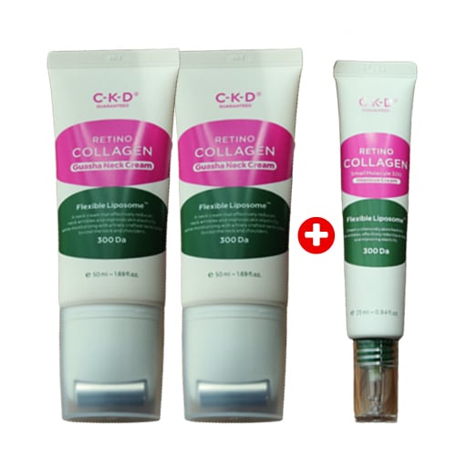 Retino Collagen Guasha Neck Cream 50ml*2+Intensive Cream 25ml乳液・クリーム