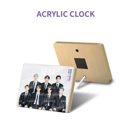 防弾バンバンコンサートアクリル時計 BANG BANG CON アクリルCLOCK_ポスター贈呈終了_[未開封新品]