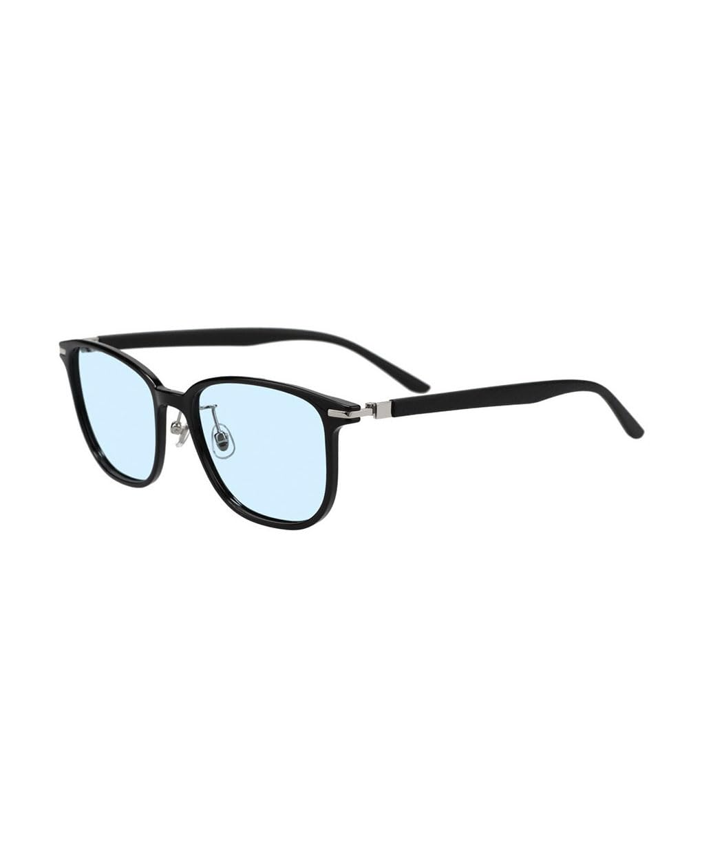 [ゾフ] SUNCUTGlasses/UV100%CUT ウェリントン型 サングラスレザー調 ラバーテンプル ズレ落ちにくい ユニセックス ズレ落ち防止 紫外線対策 UV対策 UVカット メンズ レ