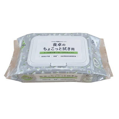 他サイト： 服部製紙 食卓のちょこっと拭き用 80枚の商品画像