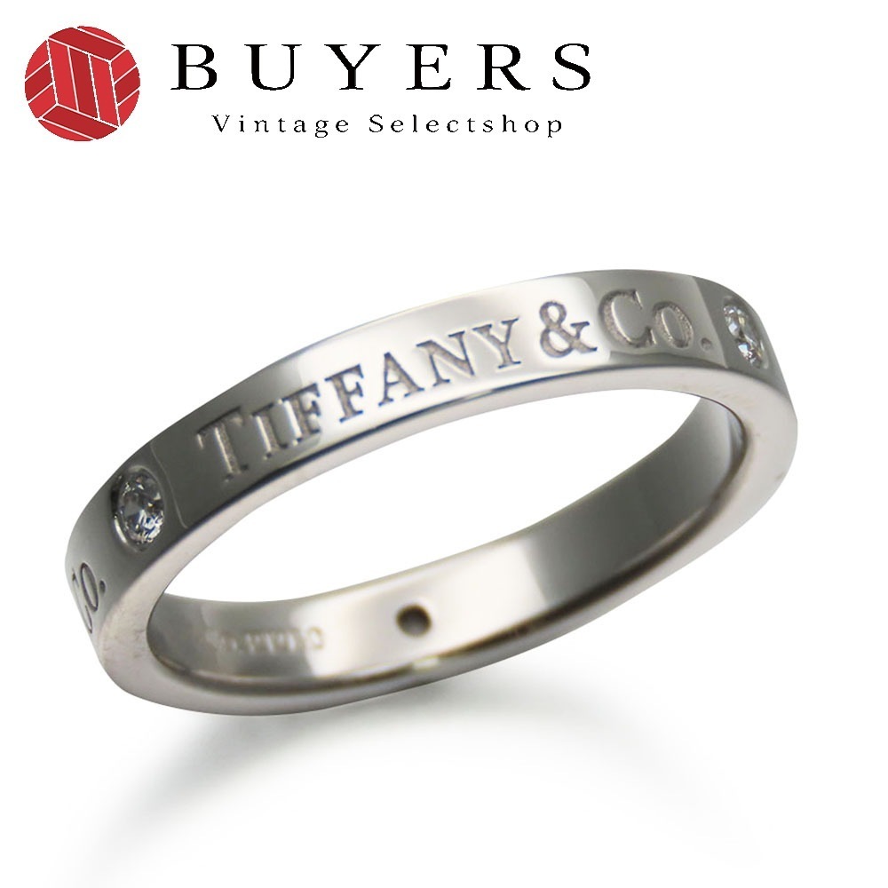 中古 リング・指輪 フラット バンド Pt950 ダイヤモンド 約4.9g プラチナ ジュエリー 3PD シンプル レディース 女性 59,400円