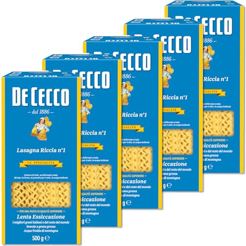 De Cecco ディ・チェコ No.1 ラザーニャ 500g×5袋