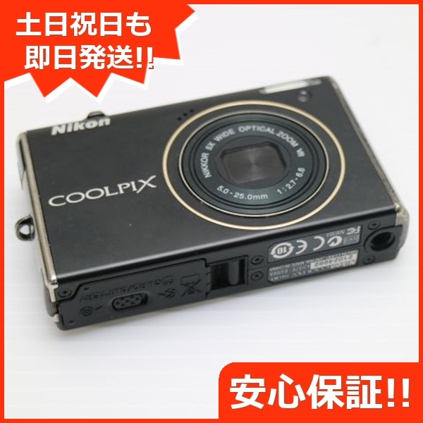 良品COOLPIX S640 ディープブラック Nikon デジカメ 154
