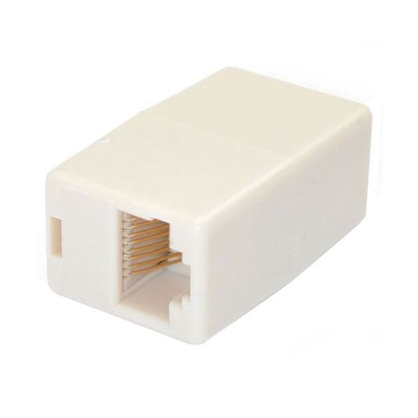 （まとめ） StarTech.com Cat5e対応LANケーブル用延長コネクタ メス／メス ベージュ RJ45COUPLER 1個 [x5セット]