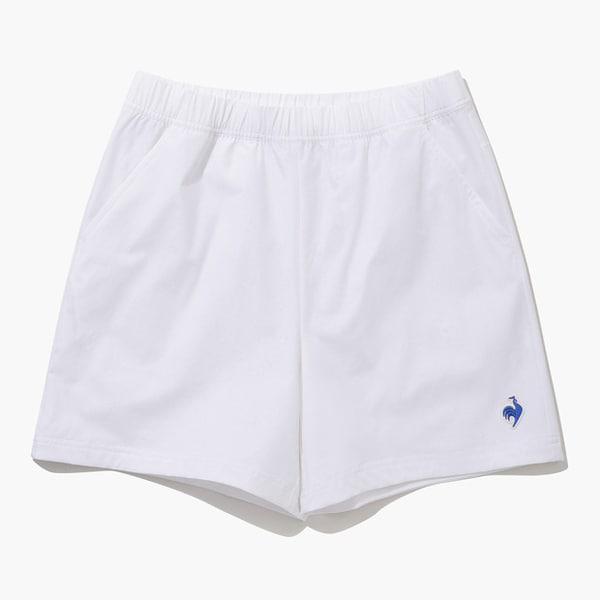 ウーブンベーシックハーフパンツ男女共用（QQ123THP31_WHT）