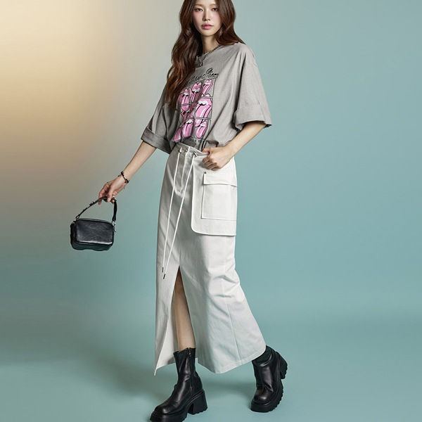 SK3033 ポケット スカート