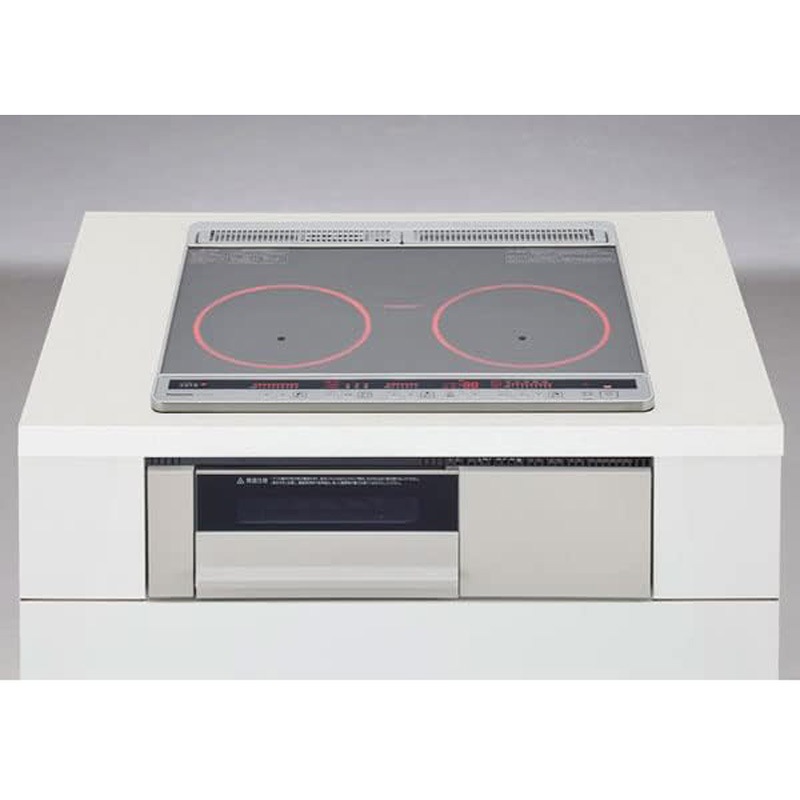 パナソニック ビルトインタイプ Kシリーズ IHクッキングヒーター シルバー/ライトグレー 幅60cm KZ-K33XST