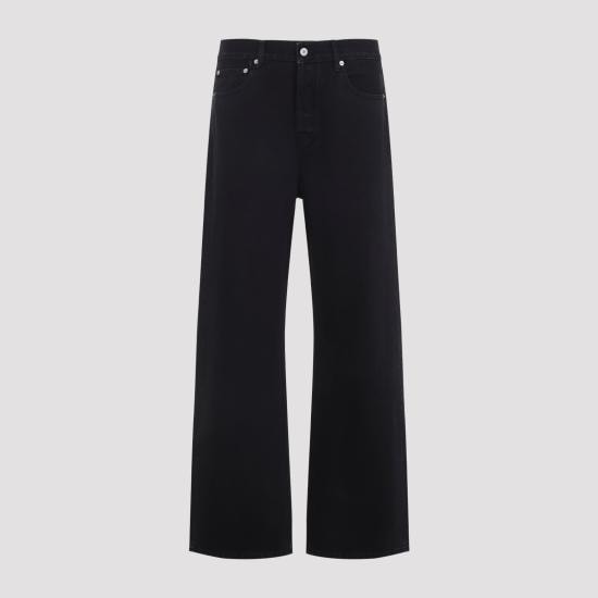 JACQUEMUS Men Denim Pants PAM00028AD00039 990 BLACK