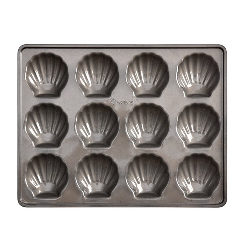 かいがらマドレーヌ型 12個入り シリコン加工