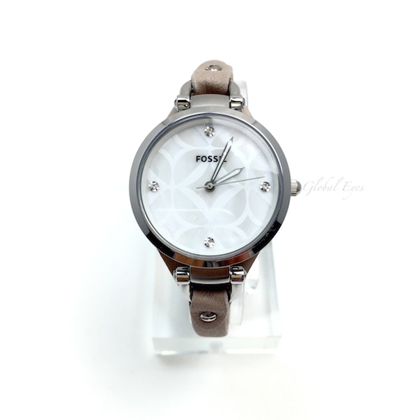 レディース GEORGIA レザー ウォッチ 腕時計 ES3150 ベージュ 13,000円