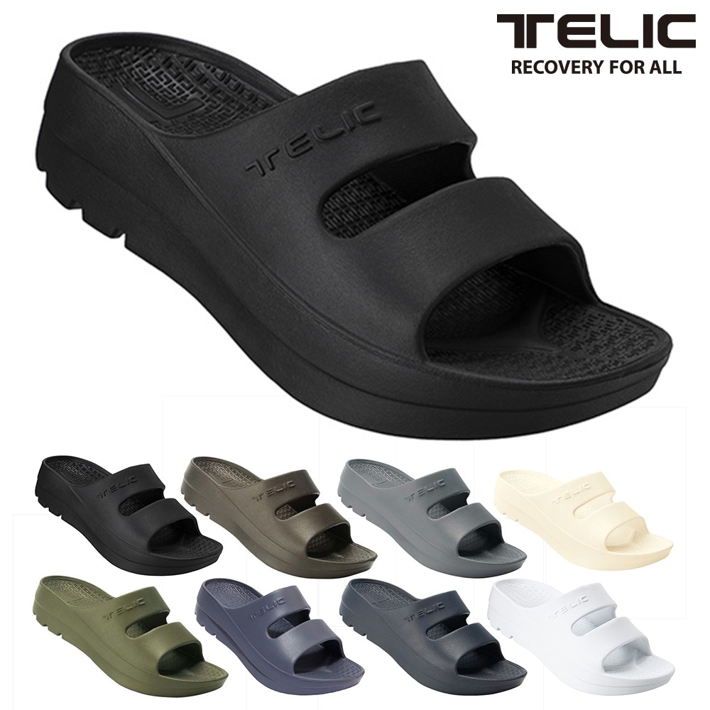 TELIC サンダル メンズ レディース ダブル ストラップ テリック 2025春夏 W-STRAP 厚底 スライド ラッピング不可