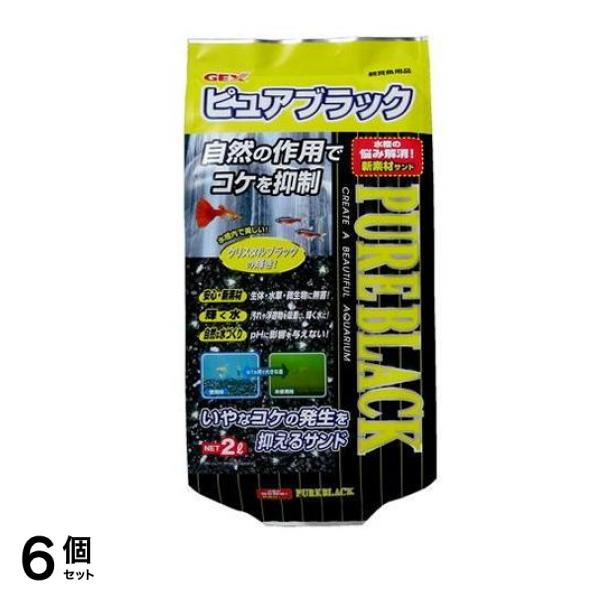 GEX ピュアブラック 2L 6個セット