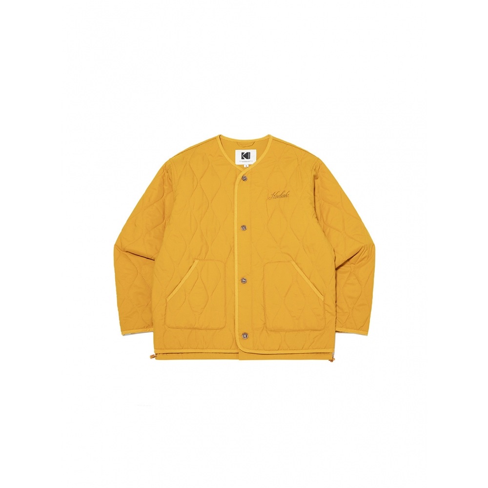 KODAK Apparel ブラウニー 軽量パディングジャケット MUSTARD