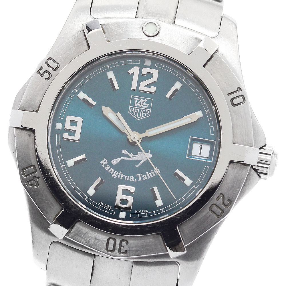 タグホイヤー TAG HEUER WN111A.BA0332 ランギロアタヒチ 世界限定3000本 デイト クォーツ メンズ 保証書付き_888835【中古】