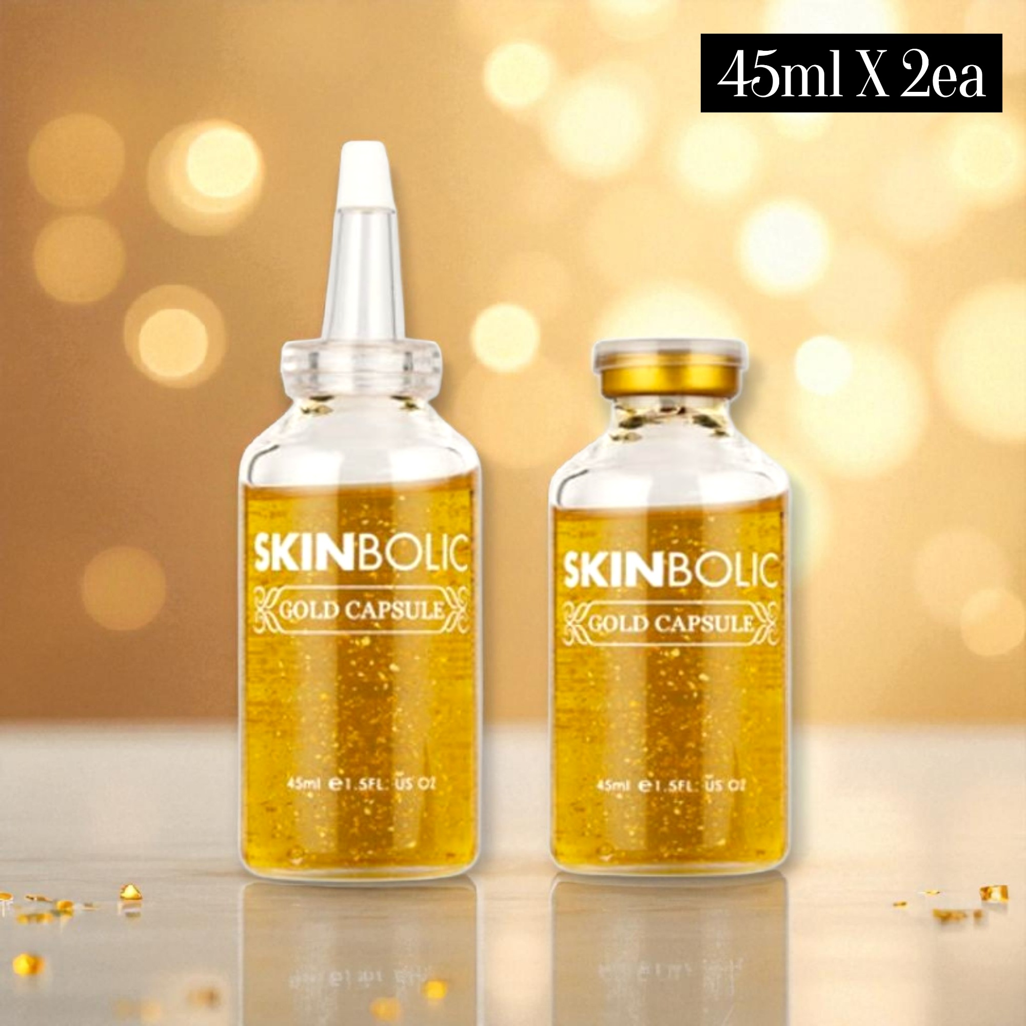 ゴールドカプセル 45ml 2個, +エステ専用サンプル5種