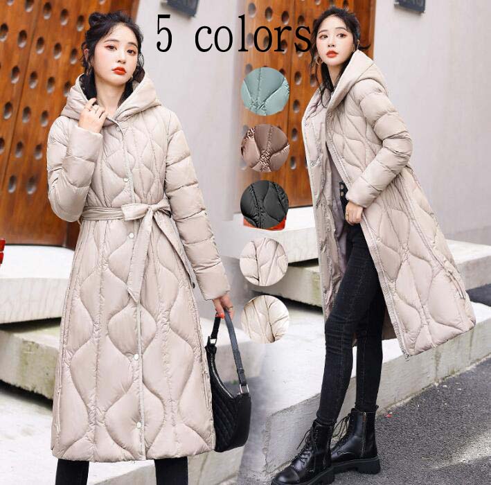 30代 厚手 ダウンコート ロング丈 代 フード付き 女性用 コート 中綿コート あったか 中綿ジャケット 防寒着 40代 通勤 韓国風 着痩せ 上品 L シンプル アウターブルゾン 防 5,916円
