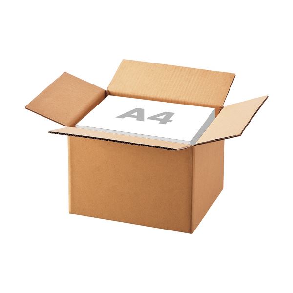 （まとめ）TANOSEE 無地ダンボール箱 A4（SS）サイズ 軽量タイプ 高さ250mm 業務用パック 1パック（30枚） 5セット 19,603円