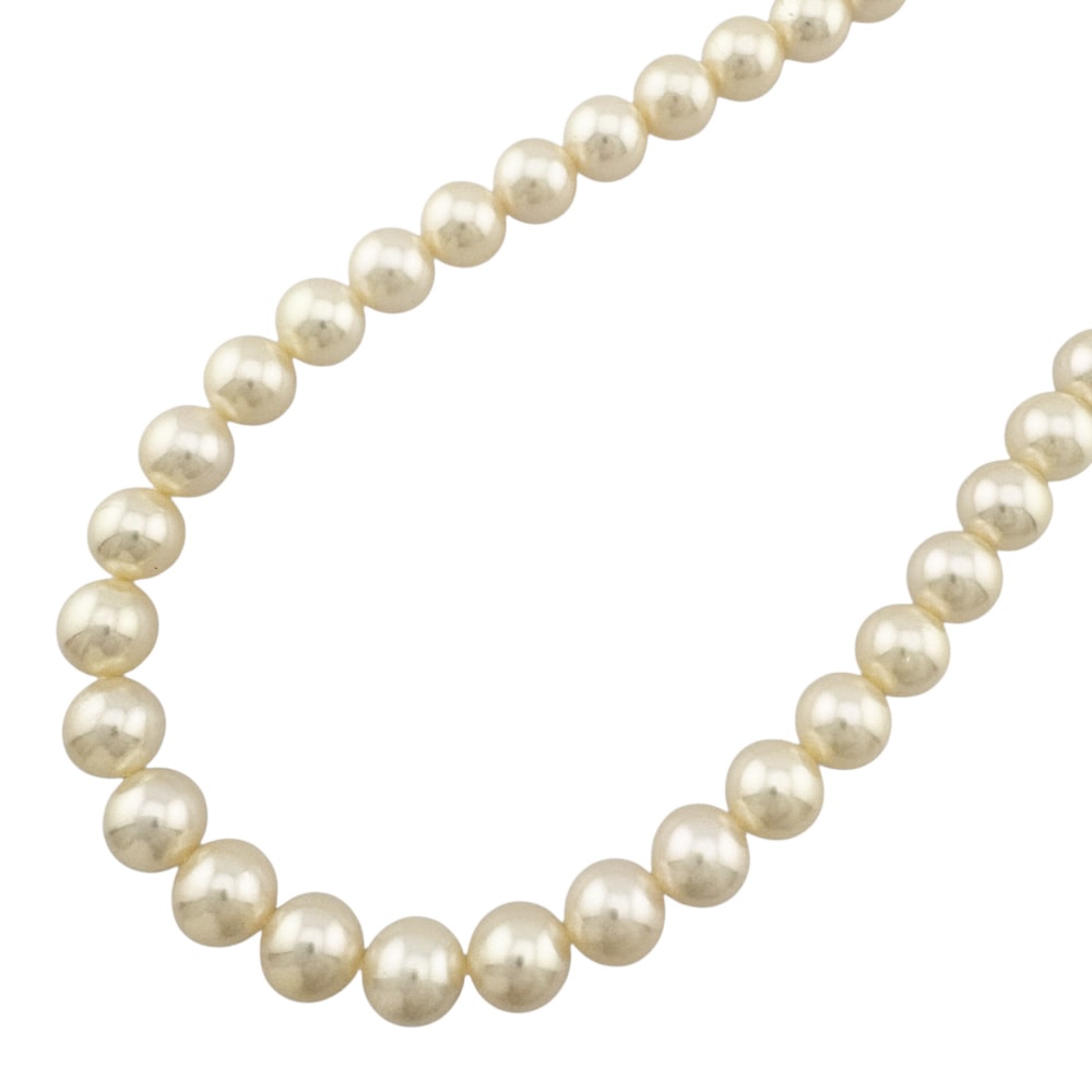 タサキ ネックレス シルバー アコヤパール TASAKI 中古 美品