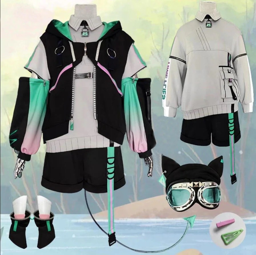 にじさんじ VTuber バーチャルライバー Vtuber Aza アザ コスプレ衣装 コスチューム 变装期間限定30％