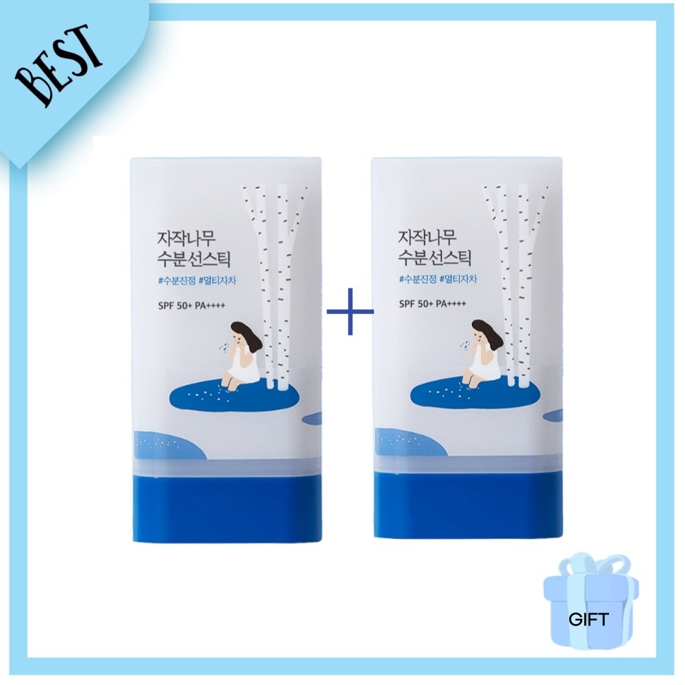 【即クーリング】シラカバ水分サンスティック 19g+19g (SPF50+PA++++)/韓国人気コスメ