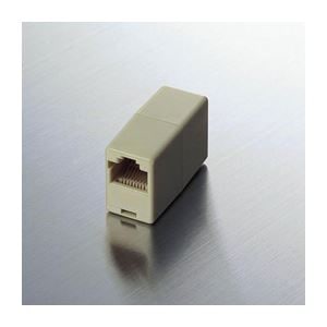 （まとめ）エレコム RJ45延長アダプタ LD-RJ45TJJA(×10セット)