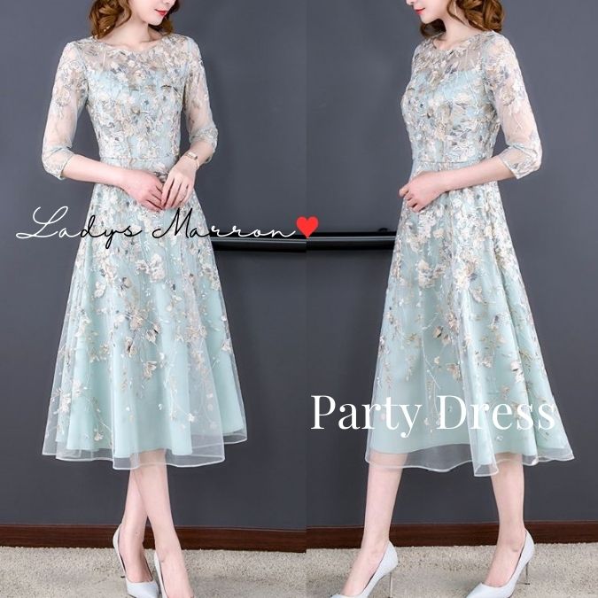 【即納】結婚式お呼ばれドレス 結婚式服装 同窓会ドレス 成人式ドレス 20代 30代 40代 50代 プチプラ お呼ばれドレス結婚式 結婚式参列ドレス レディース ロングドレス パーティードレス ワン