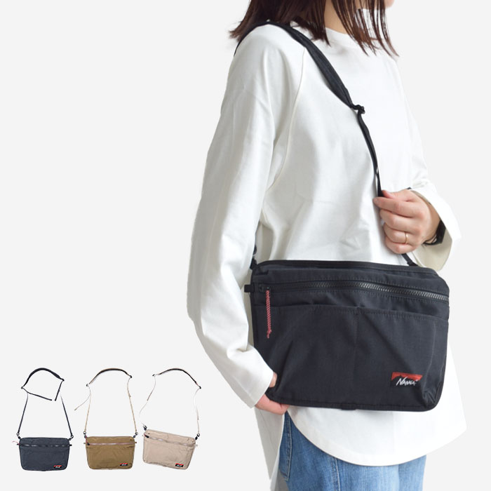 【2025春夏新作】 サコッシュ バッグ ショルダー 鞄 ショルダーバッグ ポーチ 2way ヒノックサコッシュ HINOC SACOCHE 難燃素材 燃えにくい キャンプ NA2441-3A100 8,580円