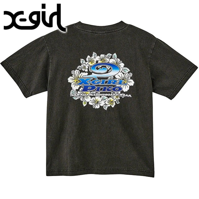 メール便 ピコ コラボ ショートスリーブTシャツ [105252011043] レディース xgirl トップス 半袖 BLACK 正規取扱店