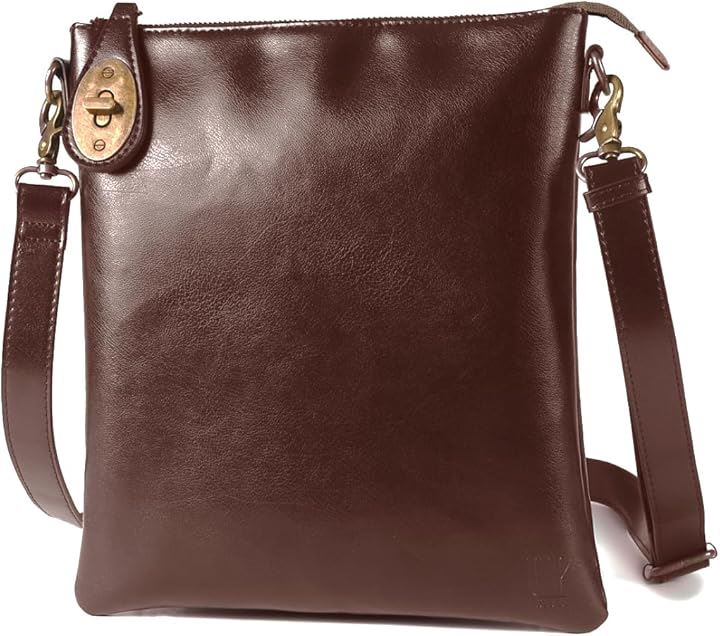 ちょっとした外出ならコレ ショルダーバッグ メンズ 小さめ 薄型 ミニ 皮 革 uy17(02.ブラウン)