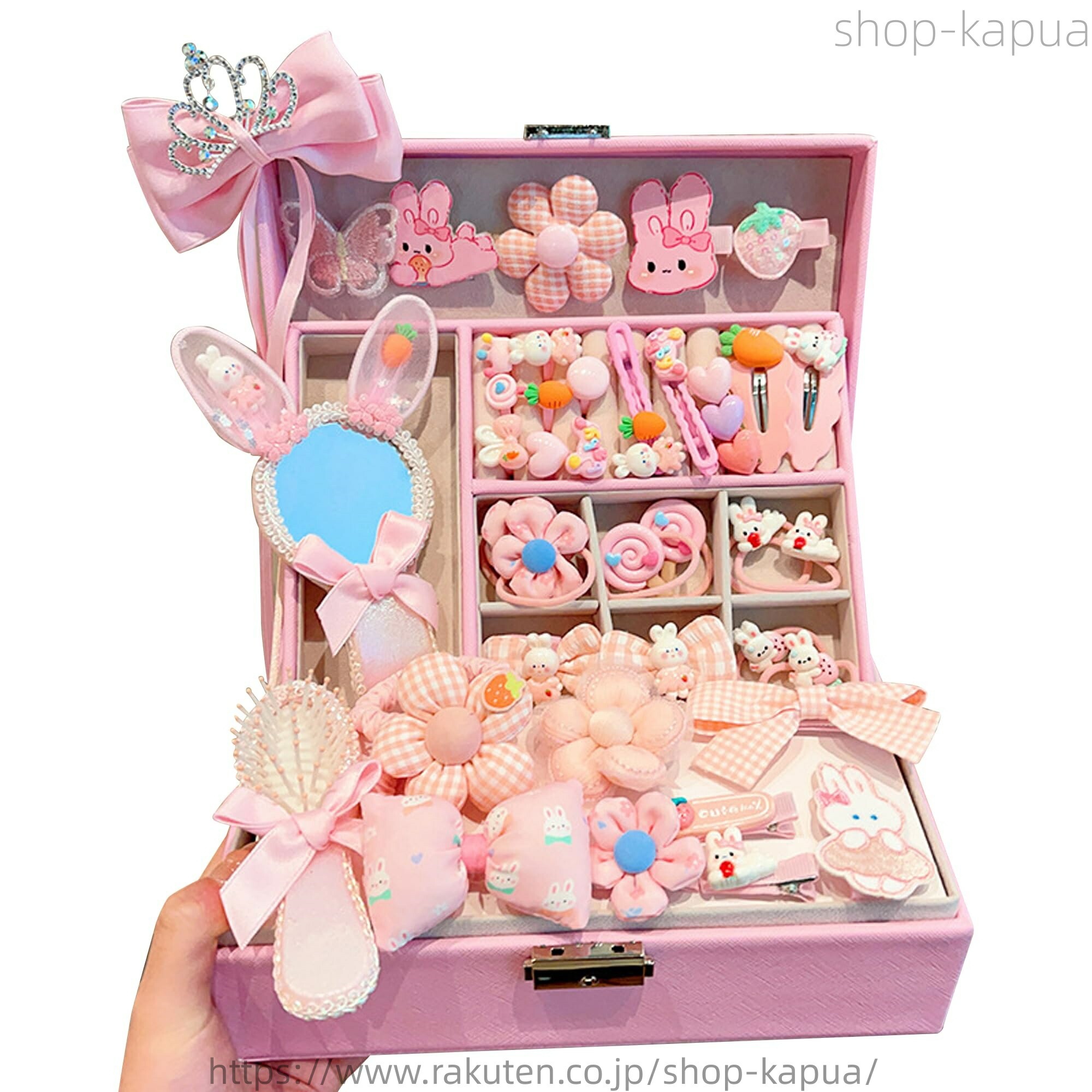 4歳女子プレゼント 5歳誕生日プレゼント女の子 3 歳誕生日プレゼント ヘアアクセサリーセット ヘアアクセサリー 大容量 小物収納 ヘアピン フェス 誕生日 プレゼント ヘアバンド