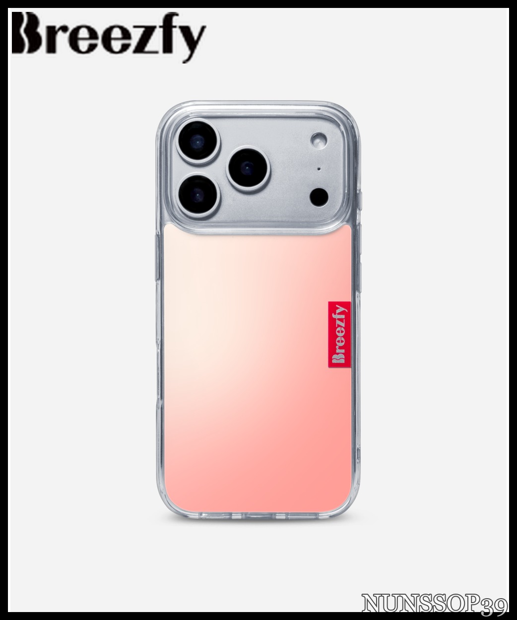 Breezfy ROSE GOLD - iPhone - Clear Frame