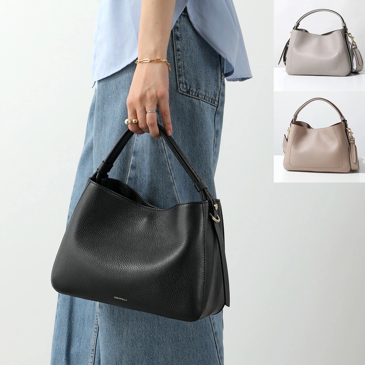 LORISTELLA ロリステッラ ハンドバッグ 2527 ARLET レディース レザー ミニトート ショルダーバッグ クロスボディ 鞄 カラー3色