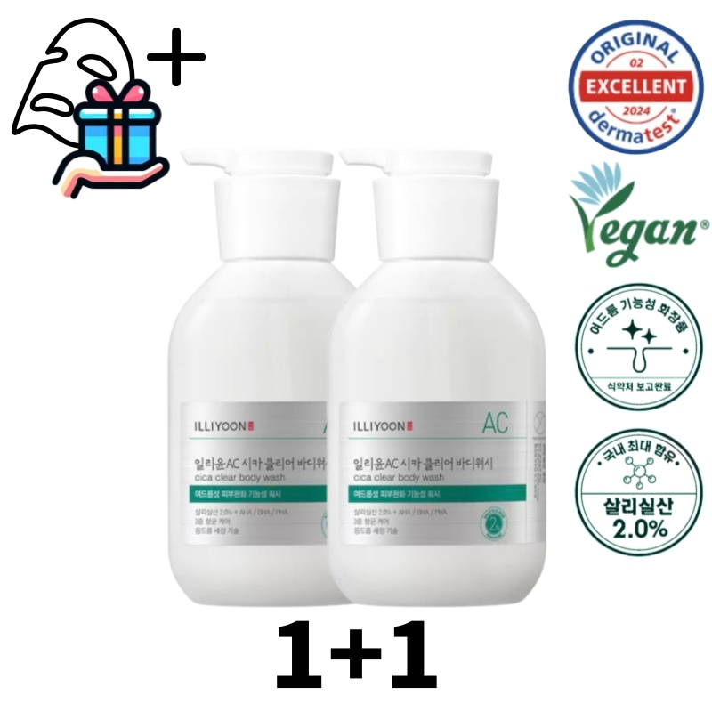 【NEW/1+1】 シカアクネケアボディウォッシュ 400ml*2/肌のニキビ軽減/1週間で効果実感/新商品/オリーブヤング/オリーブヤング公式/スキンケア/韓国コスメ/敏感肌/トラブルケア/ニキビ 5,013円