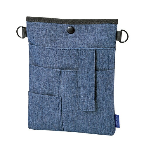 （まとめ買い）FASTORAGE 薄型ワークポーチ ネイビー FS100NB [x3] 5,137円