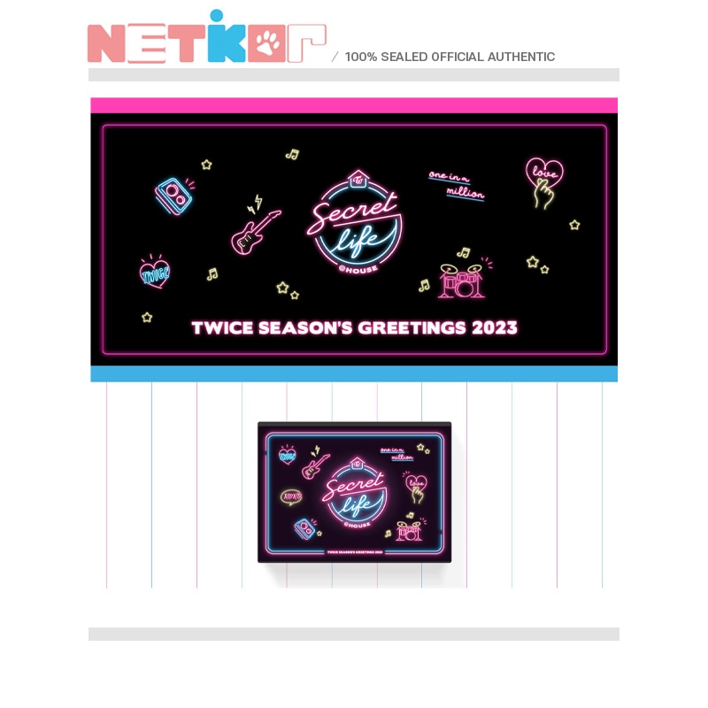 ((10% OFF)) 【TWICE】 2023 SEASONS GREETINGS 【SECRET LIFE@HOUSE】 シーズングリーティング 公式カレンダー