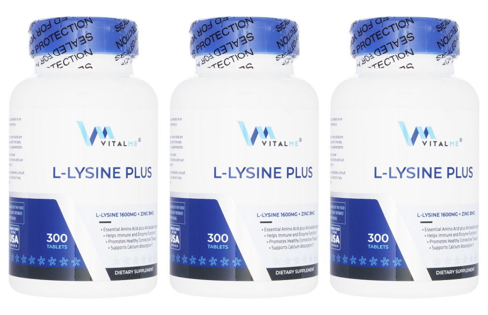 バイタルミー L-リジンプラス300錠　2本+1本Free[計3本][ヤマト便] 1セット 5,210円