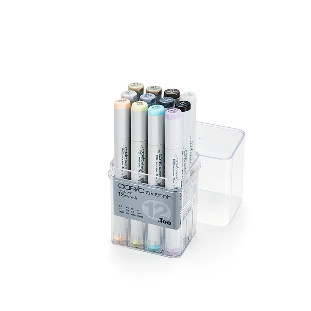 コピック(COPIC) Tooスケッチ ベーシック 12色セット A イラストマーカー マーカー マーカーペン