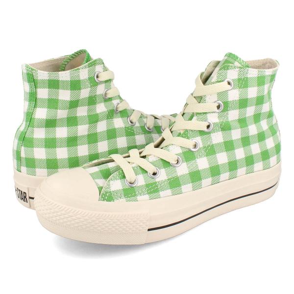 ALL STAR PLTS FLOWERPATCH HI オールスター PLTS フラワーパッチ HI LIGHT GREEN/WHITE グリーン 31311050