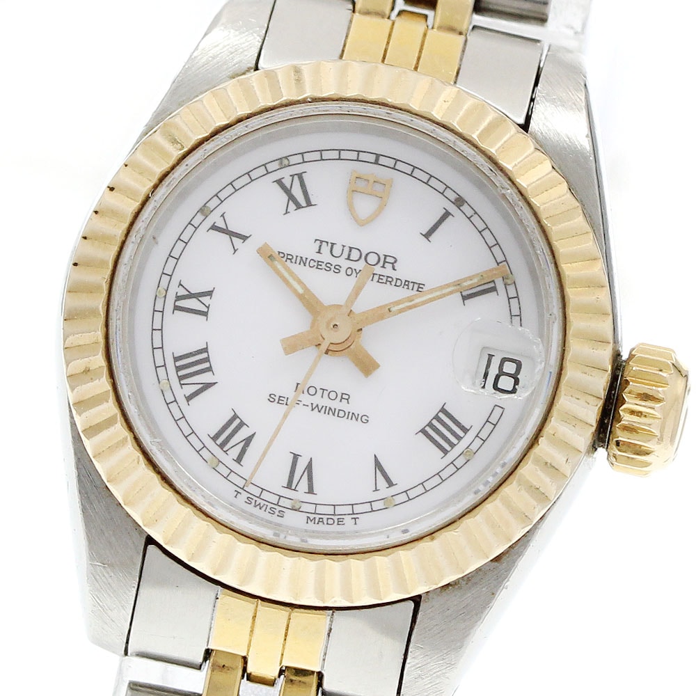 チュードル TUDOR 92513 プリンセス オイスターデイト YGベゼル 自動巻き レディース _957152【中古】