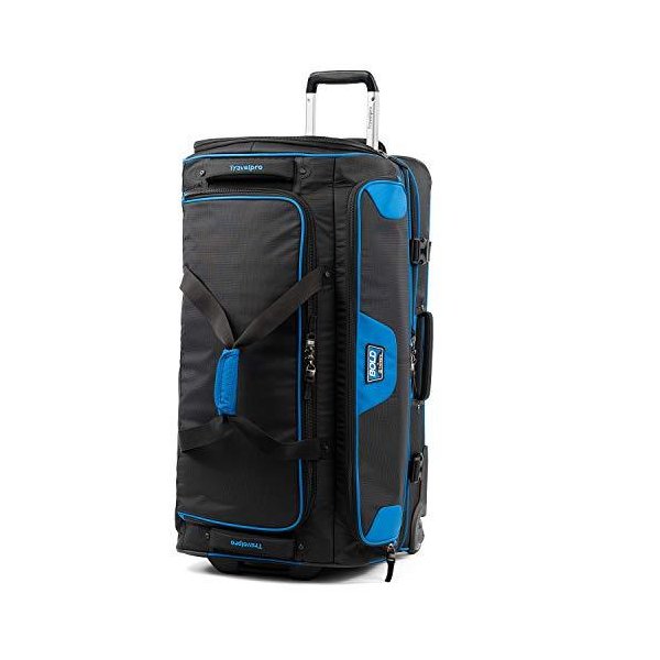 Travelpro Bold-Drop Bottom Wheeled Rolling Duffel Bag， Blue/Black， 30-Inch 並行輸入品