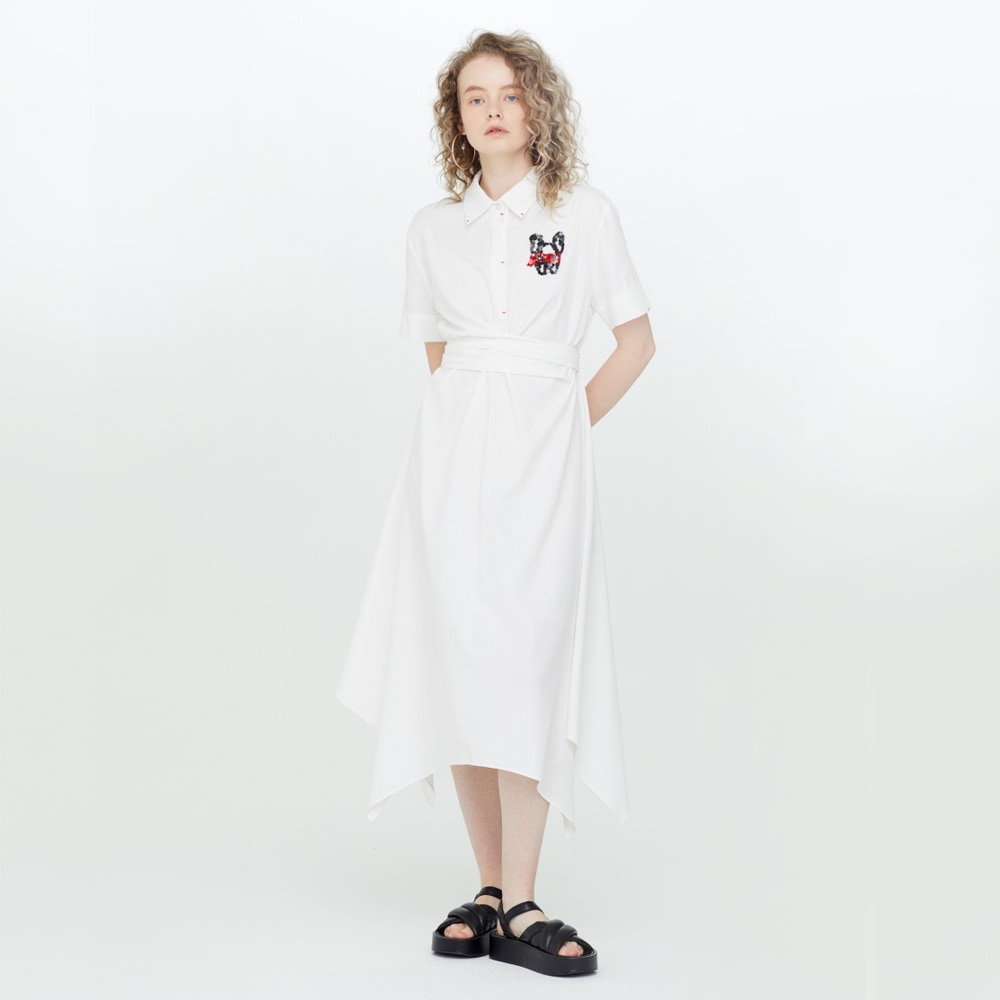 タイドクロスホワイトドレス 15,124円