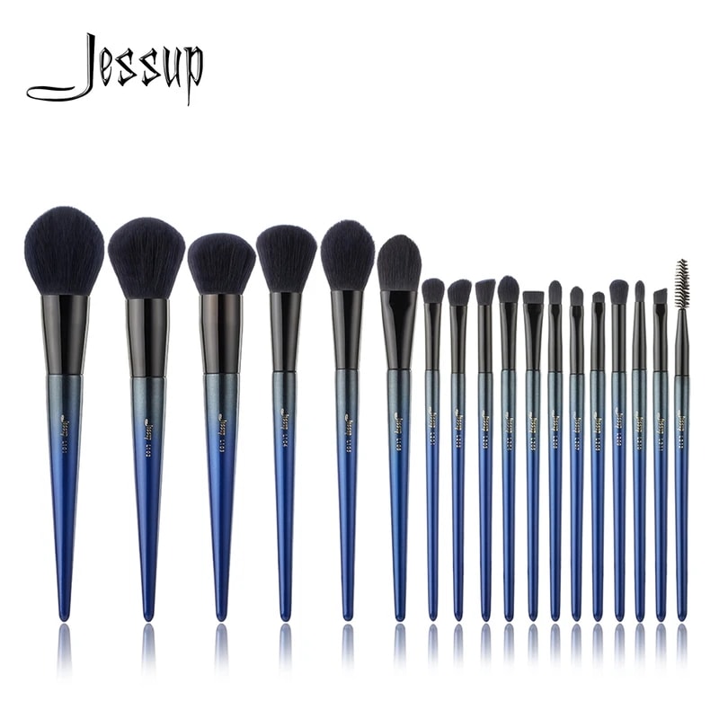 Jessup-メイクブラシセット,18個,パウダーファンデーション,輪郭ペンシル,アイシャドウ 7,584円