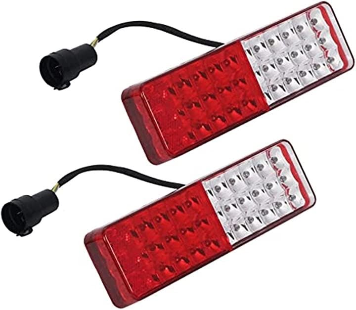 ジムニー LED テールランプ 純正交換用 車検対応 リフレクター 付き 赤白黄 JA11 JA12 JA22 JB31 JB32 汎用 ボート トレーラー 社外品(2個＊左右)