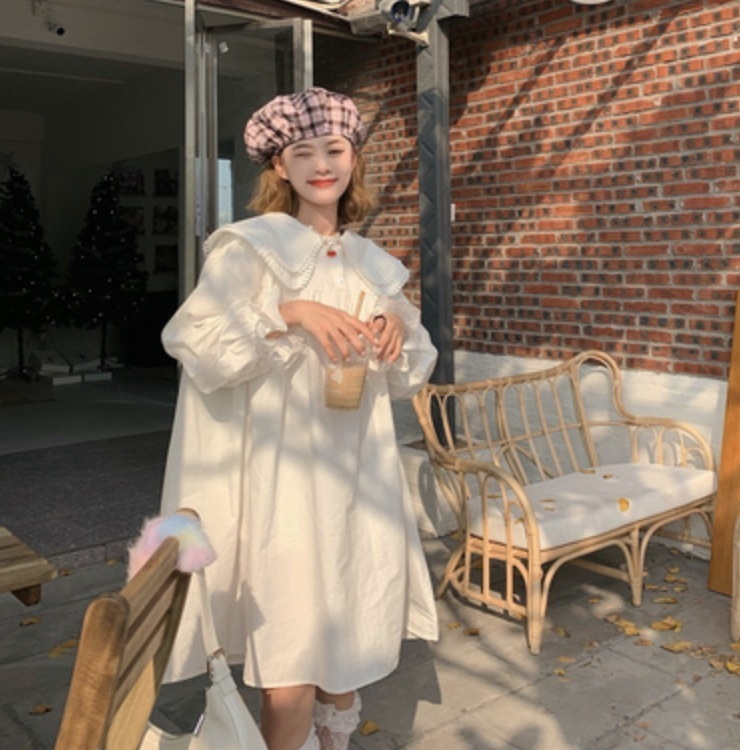 ワンピース シャツ シャツワンピース ショート ショート丈 袖あり 長袖 フリル かわいい 大人可愛い きれいめ シンプル カジュアル 大人 上品 おしゃれ お洒落 レトロ 大人女子 ラブリー