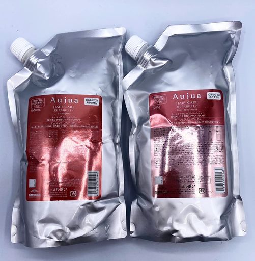 ミルボン(AUJUA)オージュア リペアリティ シャンプー1000ML&ヘアトリートメント 1000G セット
