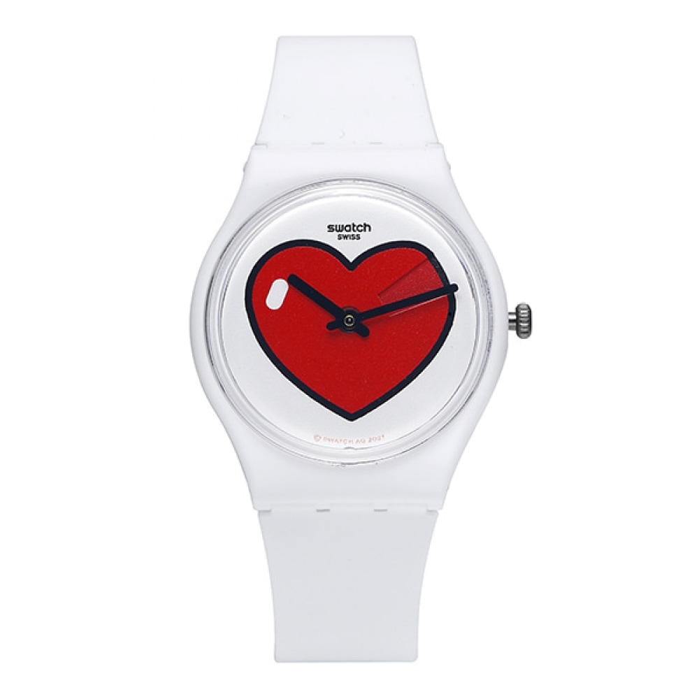 Swatch GW718 バレンタインデーラブオクロックパブリックウレタンウォッチ