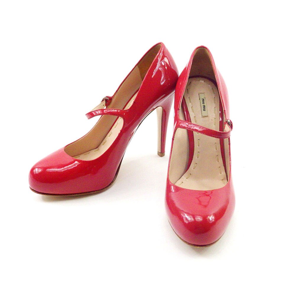 パンプス 靴 シューズ #37ハーフ ピンク系 中古